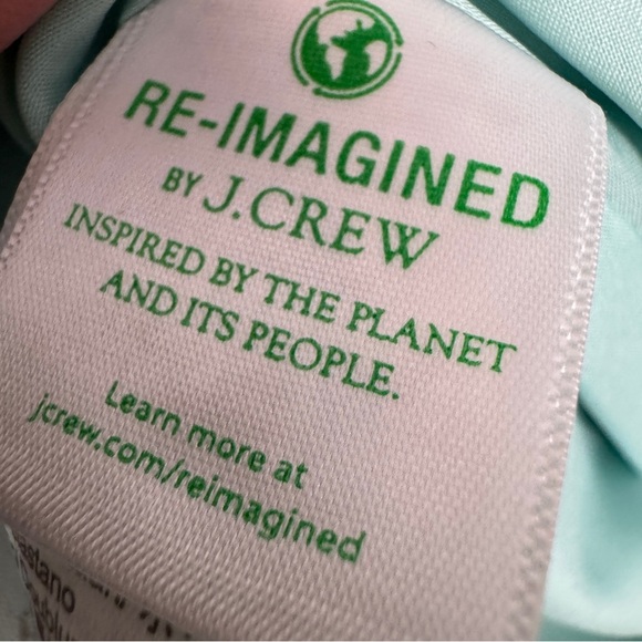 J.Crew Re-Imagined Straight & Pencil Skirt Floral Green Knee Length | Size 4 - Picture 5 of 7